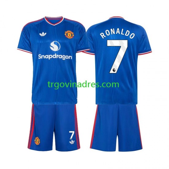 Dječji Gostujući Dres Manchester United Cristiano Ronaldo 7 2026-2027 s Kratkih Rukava