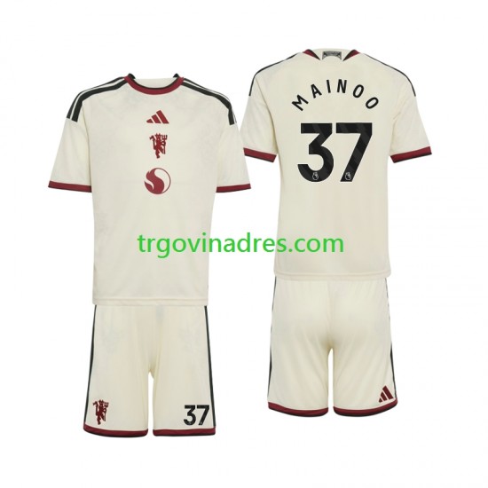 Dječji Treći Dres Manchester United Kobbie Mainoo 37 2026-2027 s Kratkih Rukava