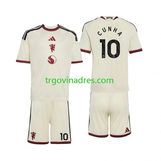 Dječji Treći Dres Manchester United Matheus Cunha 10 2026-2027 s Kratkih Rukava
