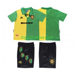 Dječji Treći Dres Manchester United Retro 1992 1994 s Kratkih Rukava
