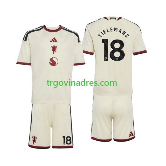Dječji Treći Dres Manchester United Youri Tielemans 18 2026-2027 s Kratkih Rukava