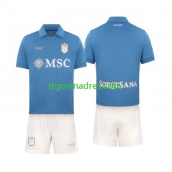 Dječji Domaći Dres Napoli 2026-2027 s Kratkih Rukava