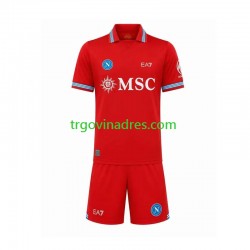 Dječji Treći Dres Napoli 2026-2027 s Kratkih Rukava