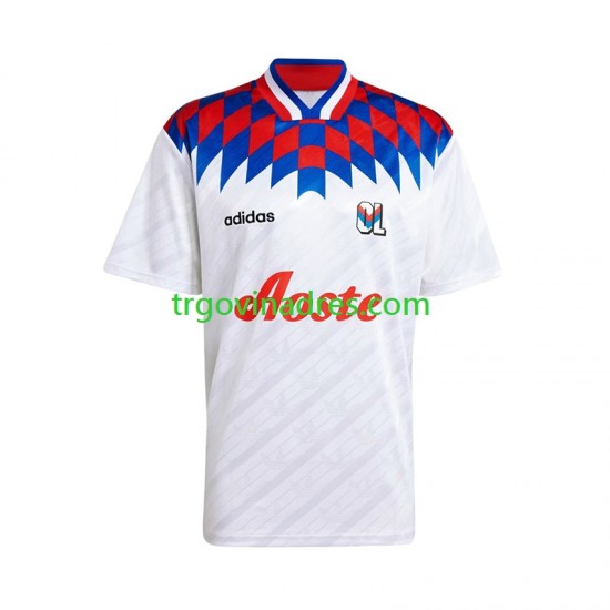 Muški Domaći Dres Olympique Lyonnais Retro 1995 1996 s Kratkih Rukava