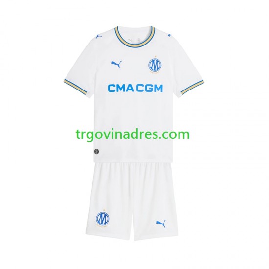 Dječji Domaći Dres Olympique de Marseille 2026-2027 s Kratkih Rukava