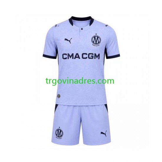 Dječji Treći Dres Olympique de Marseille 2026-2027 s Kratkih Rukava