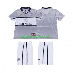 Dječji Gostujući Dres Paris Saint-Germain Retro 2000 2001 s Kratkih Rukava