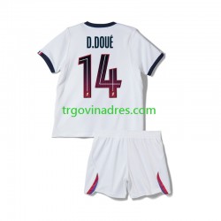 Dječji Gostujući Dres Paris Saint-Germain Desire Doue 14 2026-2027 s Kratkih Rukava