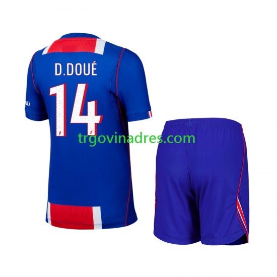 Dječji Domaći Dres Paris Saint-Germain Desire Doue 14 2026-2027 s Kratkih Rukava