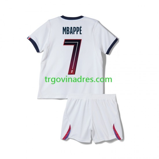 Dječji Gostujući Dres Paris Saint-Germain Kylian Mbappe 7 2026-2027 s Kratkih Rukava
