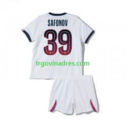 Dječji Gostujući Dres Paris Saint-Germain Matvey Safonov 39 2026-2027 s Kratkih Rukava