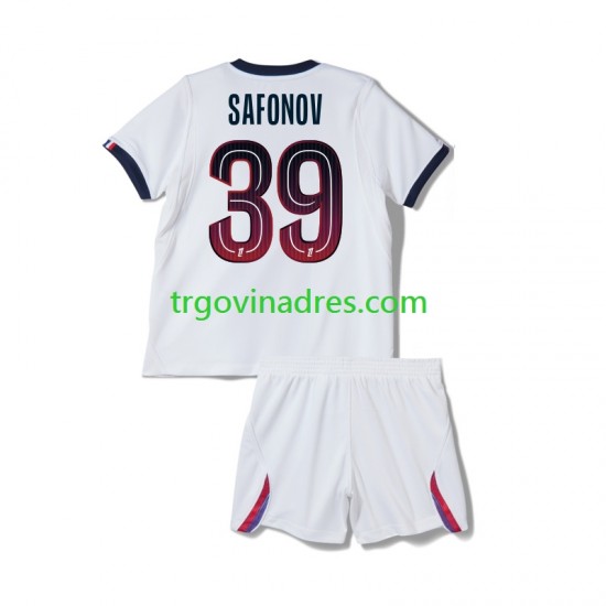 Dječji Gostujući Dres Paris Saint-Germain Matvey Safonov 39 2026-2027 s Kratkih Rukava