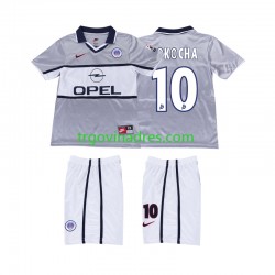 Dječji Gostujući Dres Paris Saint-Germain OKOCHA 10 Retro 2000 2001 s Kratkih Rukava