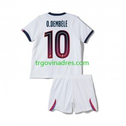 Dječji Gostujući Dres Paris Saint-Germain Ousmane Dembele 10 2026-2027 s Kratkih Rukava