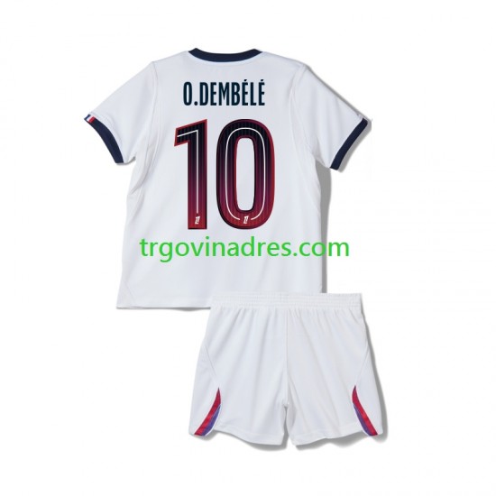 Dječji Gostujući Dres Paris Saint-Germain Ousmane Dembele 10 2026-2027 s Kratkih Rukava