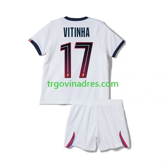 Dječji Gostujući Dres Paris Saint-Germain Vitinha 17 2026-2027 s Kratkih Rukava