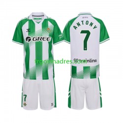 Dječji Domaći Dres Real Betis Anthoy 7 2026-2027 s Kratkih Rukava