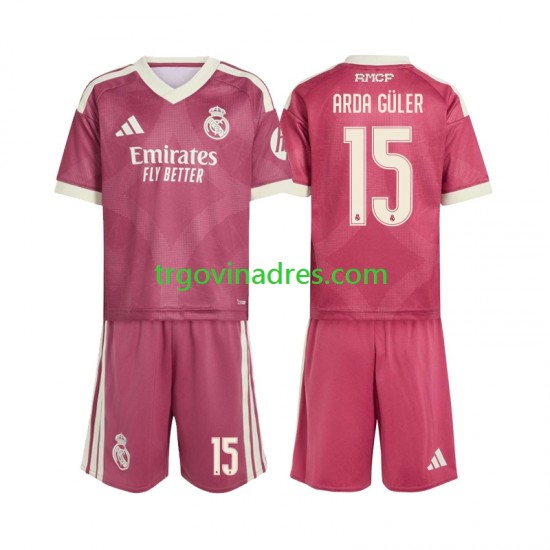 Dječji Treći Dres Real Madrid Arda Guler 15 2026-2027 s Kratkih Rukava