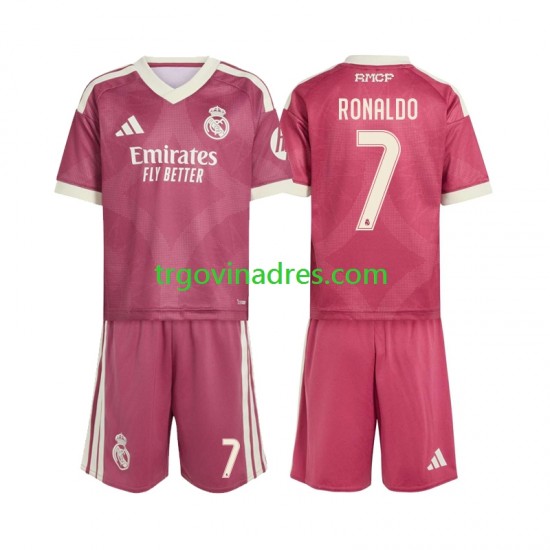 Dječji Treći Dres Real Madrid Cristiano Ronaldo 7 2026-2027 s Kratkih Rukava