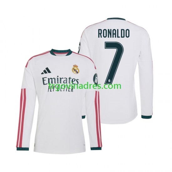 Muški Domaći Dres Real Madrid Cristiano Ronaldo 7 2026-2027 s Dugim Rukavima