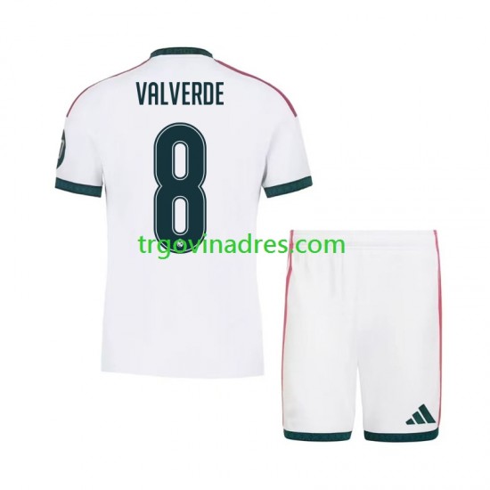 Dječji Domaći Dres Real Madrid Federico Valverde 8 2026-2027 s Kratkih Rukava