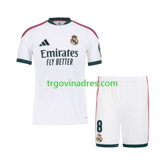 Dječji Domaći Dres Real Madrid Federico Valverde 8 2026-2027 s Kratkih Rukava