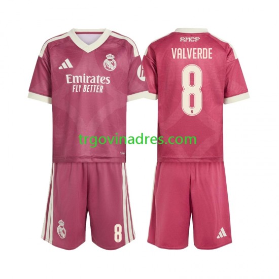 Dječji Treći Dres Real Madrid Federico Valverde 8 2026-2027 s Kratkih Rukava
