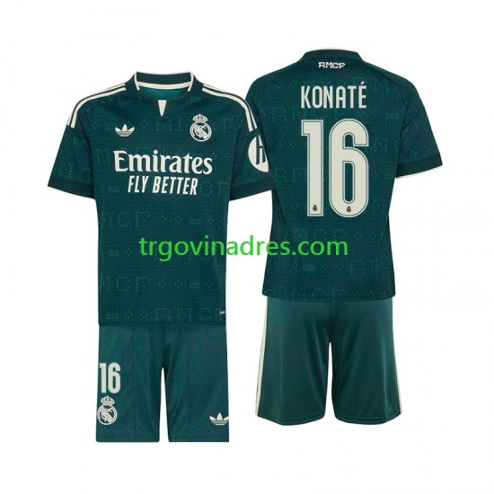 Dječji Gostujući Dres Real Madrid Ibrahima Konate 16 2026-2027 s Kratkih Rukava