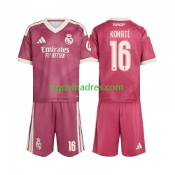Dječji Treći Dres Real Madrid Ibrahima Konate 16 2026-2027 s Kratkih Rukava