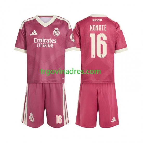 Dječji Treći Dres Real Madrid Ibrahima Konate 16 2026-2027 s Kratkih Rukava