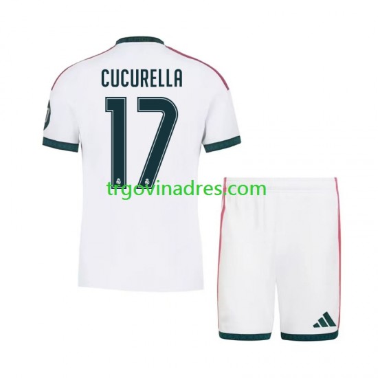 Dječji Domaći Dres Real Madrid Marc Cucurella 17 2026-2027 s Kratkih Rukava