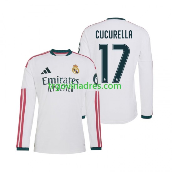 Muški Domaći Dres Real Madrid Marc Cucurella 17 2026-2027 s Dugim Rukavima