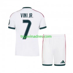 Dječji Domaći Dres Real Madrid Vinicius Junior 7 2026-2027 s Kratkih Rukava