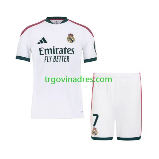 Dječji Domaći Dres Real Madrid Vinicius Junior 7 2026-2027 s Kratkih Rukava