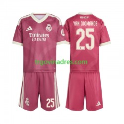 Dječji Treći Dres Real Madrid Yan Diomande 25 2026-2027 s Kratkih Rukava