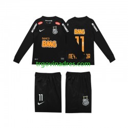 Dječji Gostujući Dres Santos NEYMAR JR 11 Retro Classic 2012 2013 s Dugim Rukavima