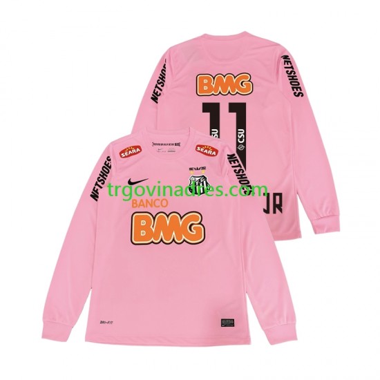 Muški Četvrti Dres Santos Neymar JR 11 Retro 2012 2013 s Dugim Rukavima