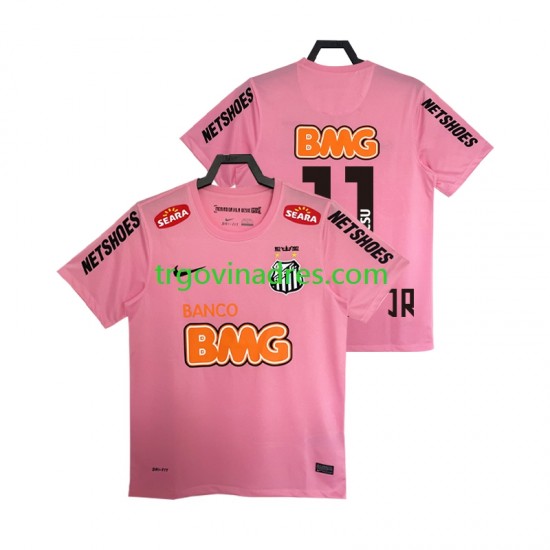 Muški Četvrti Dres Santos Neymar JR 11 Retro 2012 2013 s Kratkih Rukava