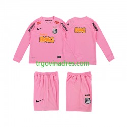 Dječji Četvrti Dres Santos Retro 2012 2013 s Dugim Rukavima
