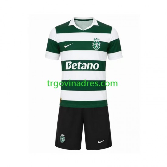 Dječji Domaći Dres Sporting CP 2026-2027 s Kratkih Rukava