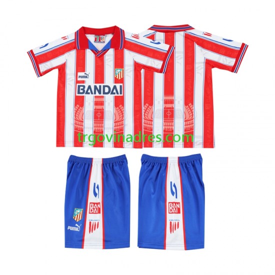 Dječji Domaći Dres Sporting CP Retro 1996 1997 s Kratkih Rukava