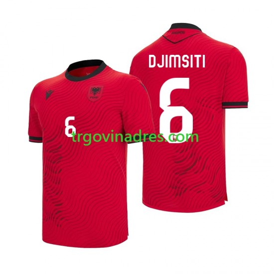 Muški Domaći Dres Albanija Berat Djimsiti 6 World Cup 2026 s Kratkih Rukava