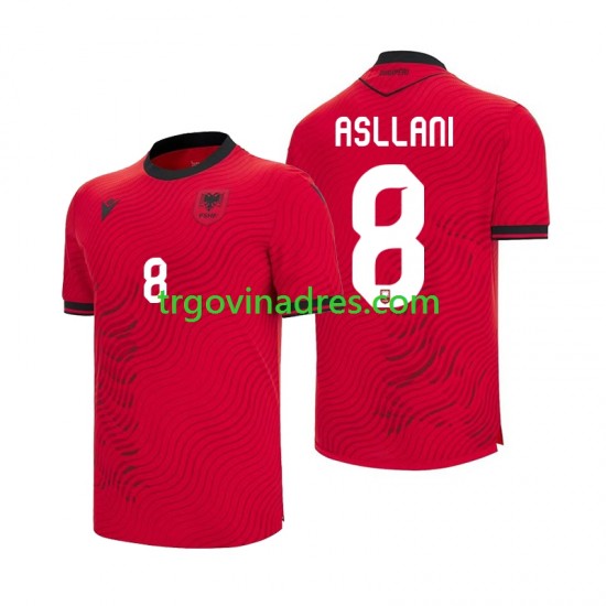 Muški Domaći Dres Albanija Kristjan Asllani 8 World Cup 2026 s Kratkih Rukava