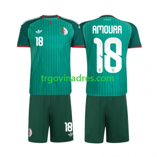 Dječji Gostujući Dres Alžir Mohamed Amoura 18 2026 s Kratkih Rukava