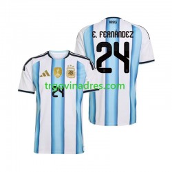 Muški Domaći Dres Argentina Enzo Fernandez 24 World Cup 2026 s Kratkih Rukava