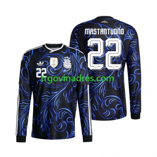 Muški Gostujući Dres Argentina Franco Mastantuono 22 World Cup 2026 s Dugim Rukavima