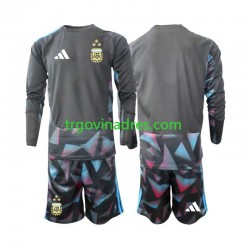 Dječji Domaći Golmanski Dres Argentina World Cup 2026 s Dugim Rukavima