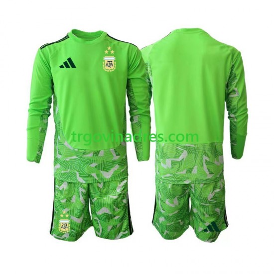 Dječji Treći Golmanski Dres Argentina World Cup 2026 s Dugim Rukavima