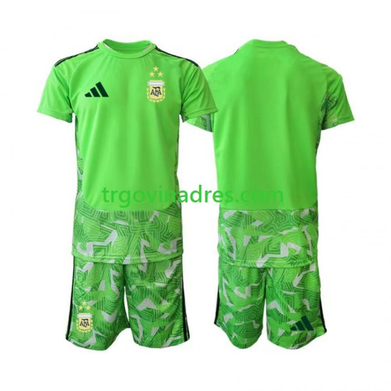 Dječji Treći Golmanski Dres Argentina World Cup 2026 s Kratkih Rukava