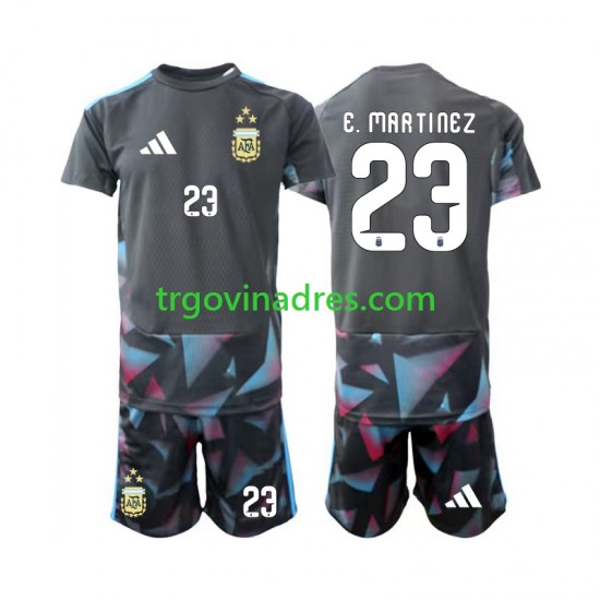 Dječji Domaći Golmanski Dres Argentina Emiliano Martinez 23 World Cup 2026 s Kratkih Rukava